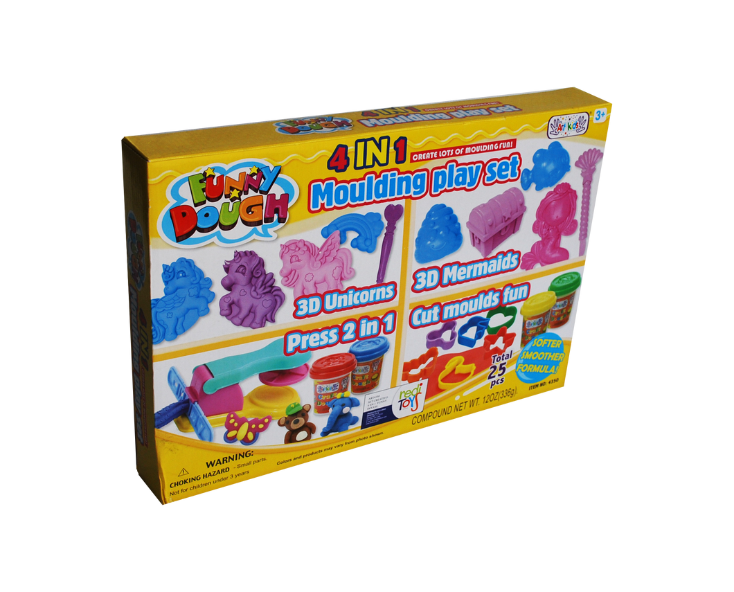 Set Creativo 4 En 1 Funny Dough