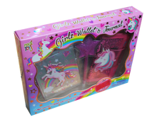 Cargar imagen en el visor de la galería, Set De Diario Y Billetera Unicorn
