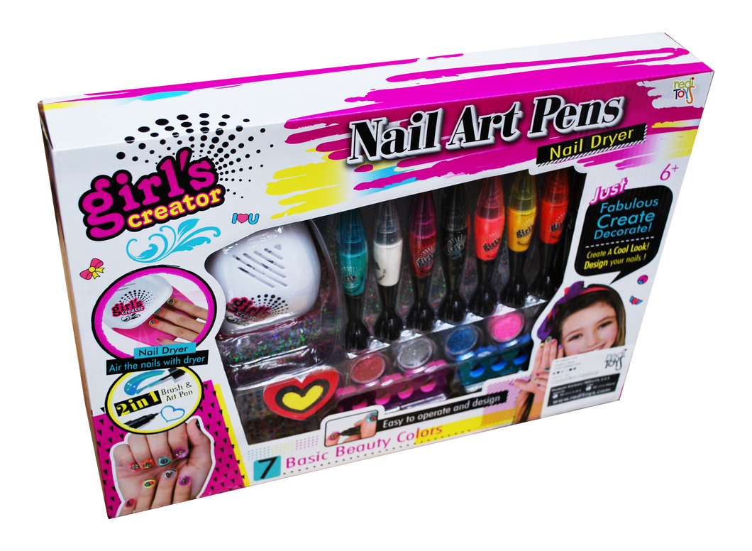 Kit De Uñas Art Creation Con Secador De Uñas