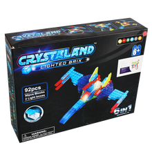 Cargar imagen en el visor de la galería, Crystal Land Bricks Xwing 6 En 1 92 Pcs
