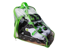 Cargar imagen en el visor de la galería, Set De Patinaje Black And Green L (Excluido Iva)
