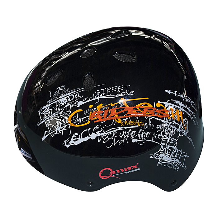Casco De Patinaje Black QMAX