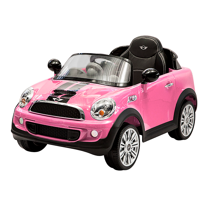 Mini Cooper Pink Con Control Remoto