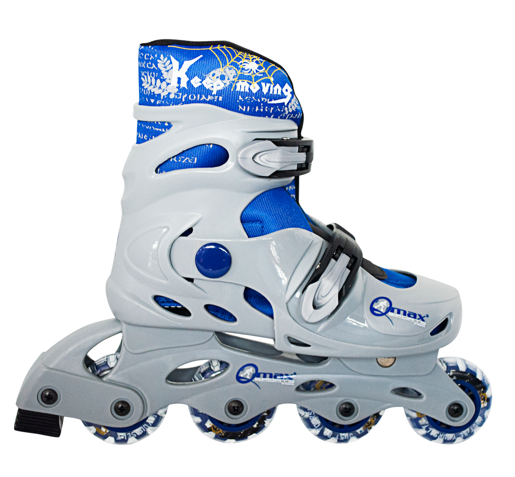 Patines Ajustables QMAX L Aqua & Gray
