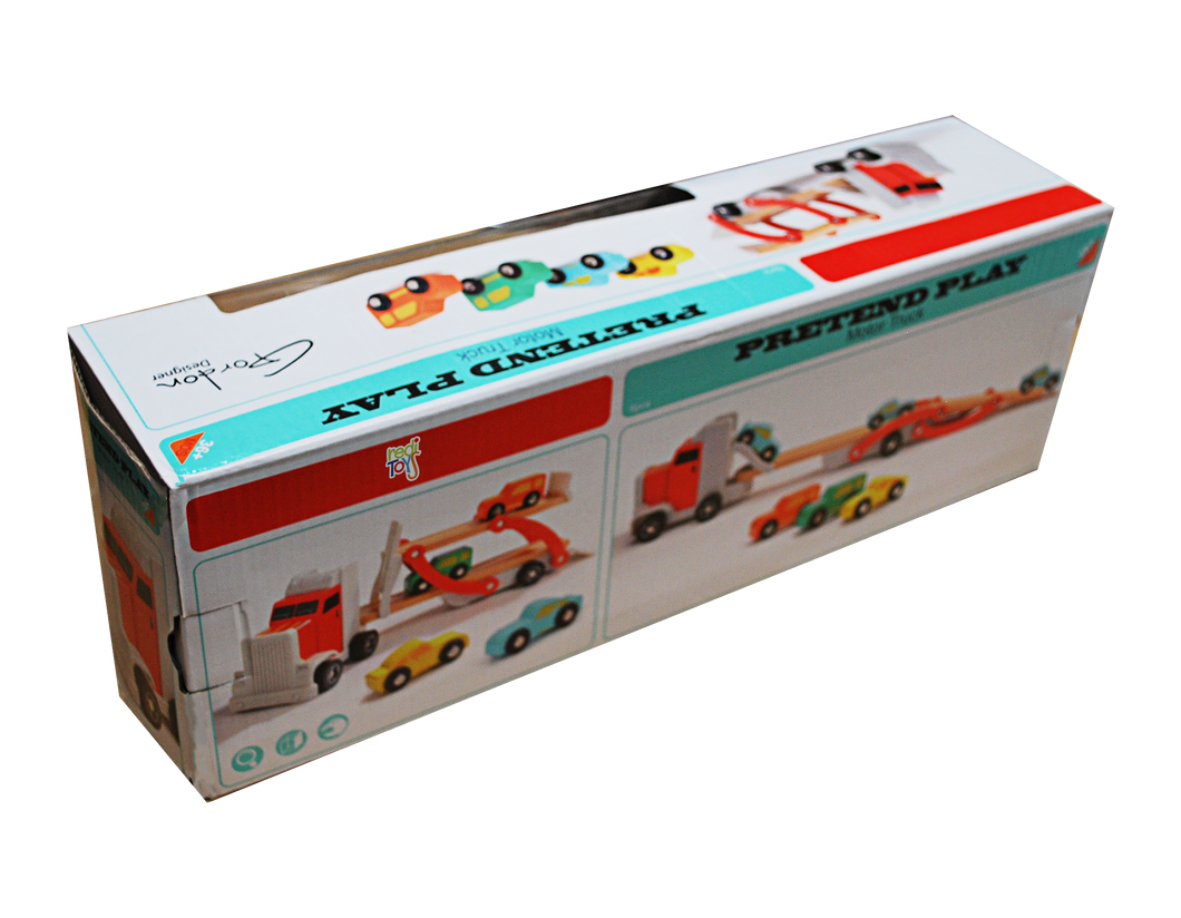 Juego En Madera Motor Truck