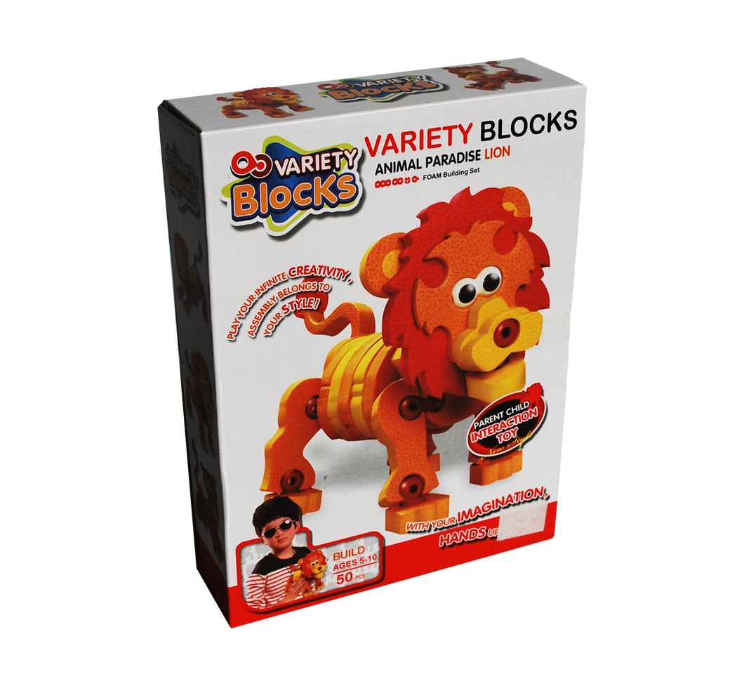 Set De Bloques Funny Lion
