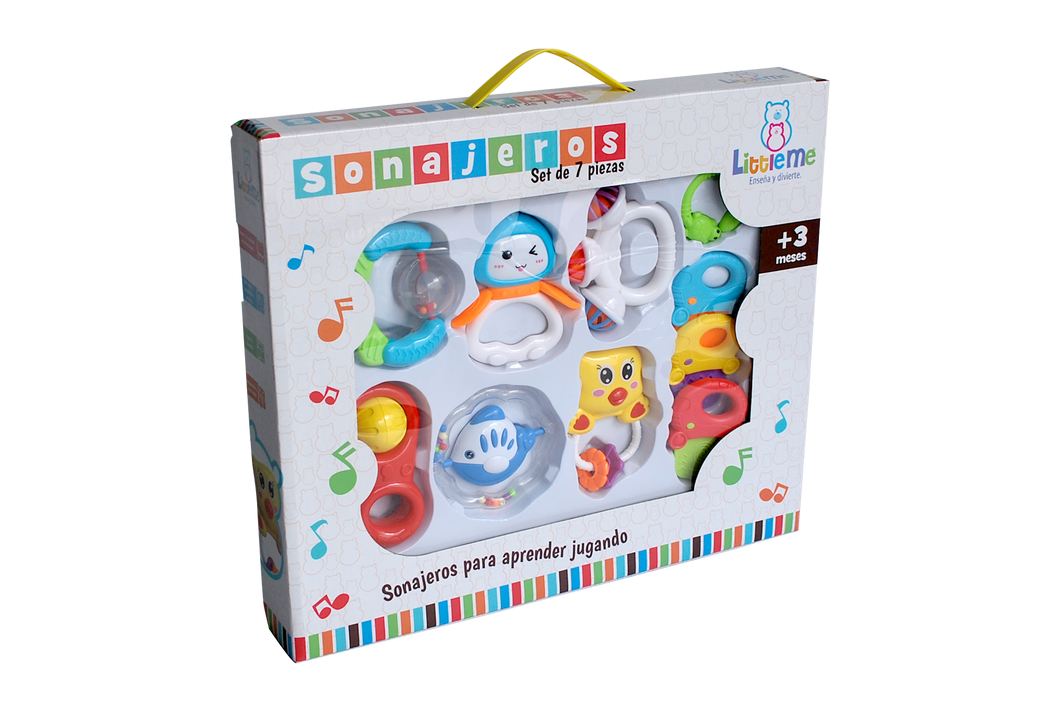 Set De Sonajeros Grande X 7 Pcs